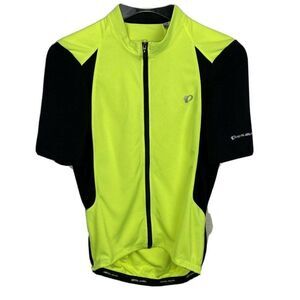 Pearl Izumi Cycling Jersey Yellow Black Full Zip